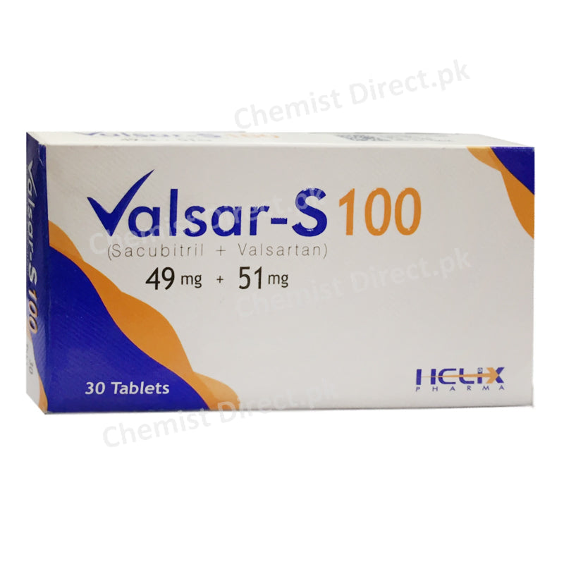 Valsar S 100 49mg 51mg Tablet Sacubitril valsartan