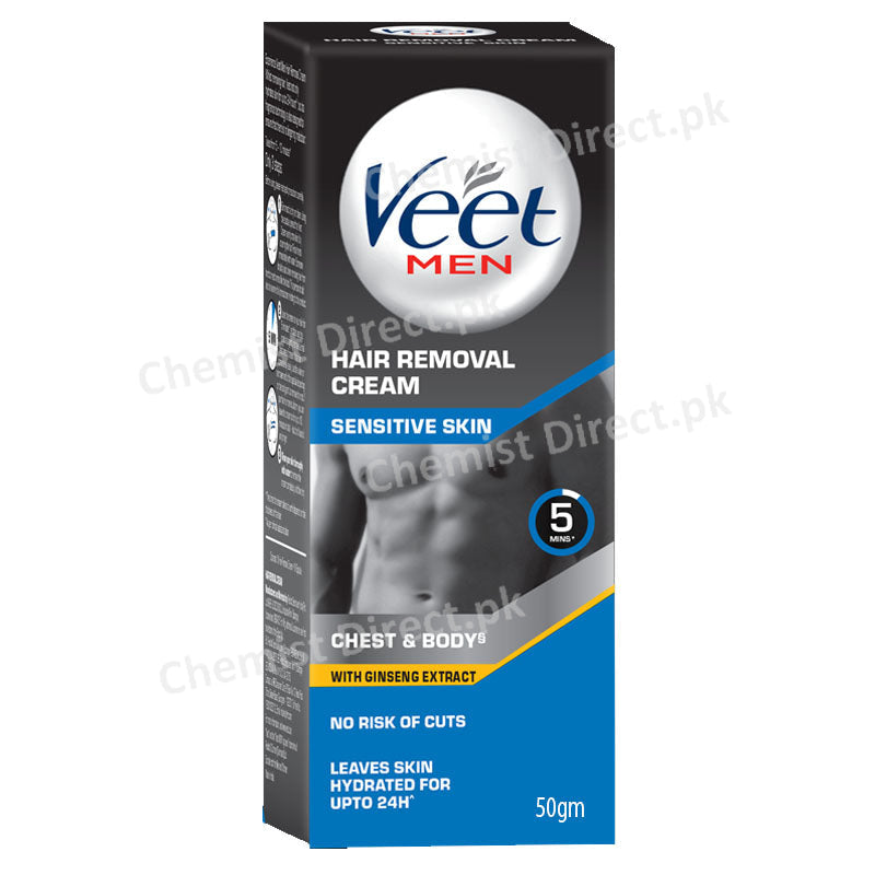 Veet Men Hair Removal Cream For Sensitive Skin 50gm