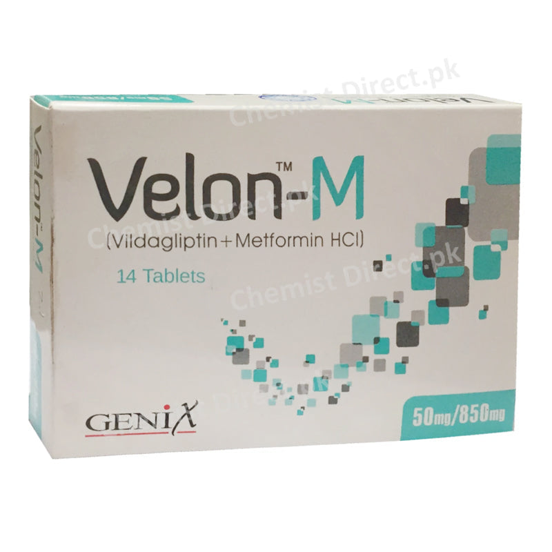 Velon M 50 850mg Tablet Vidagliptin metformin HCl