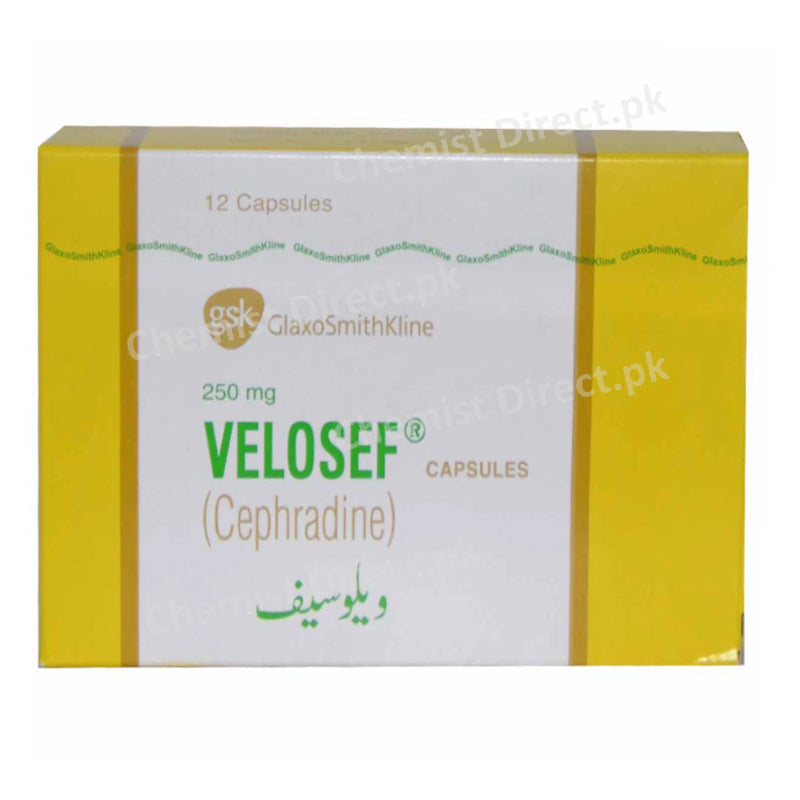 Velosef 250mg Capsule Glaxosmithkline Pakistan Limited Cephalosporin Antibiotic Cephradine