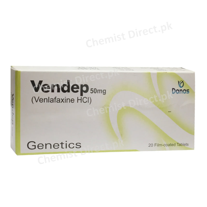 Vendep 50mg Tablet Genetics Pharmaceuticals Anti Derpessant Venlafaxine HCl