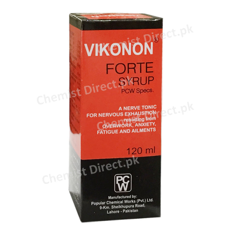 Vikonon Forte Syrup 120ml Popular Chemical Work Pvt Ltd Vitamins Supplement