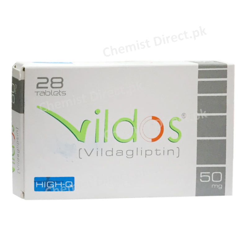Vildos 50mg Tablet High Q Pharmaceuticals Oral Hypoglycemic Vildagliptin