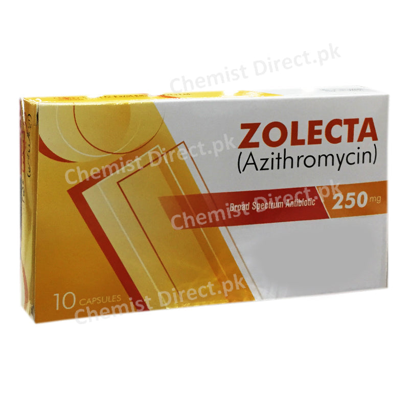 Zolecta 250mg Capsule SJG Pharma Azithromyci