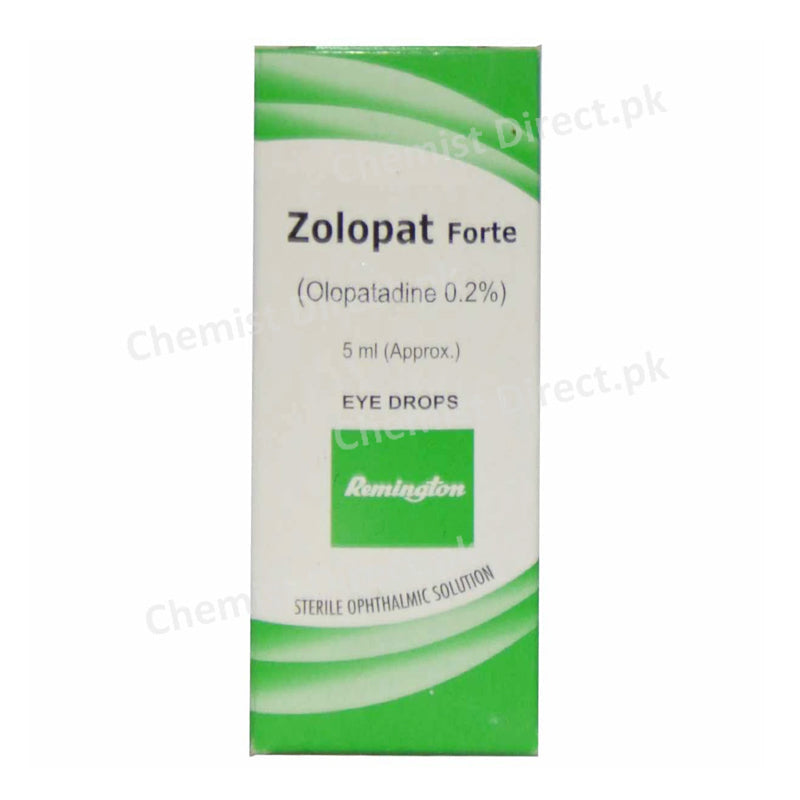 Zolopat forte 5ml Eye drop Remington Pharmaceuticals Anti Histamine Olopatadine