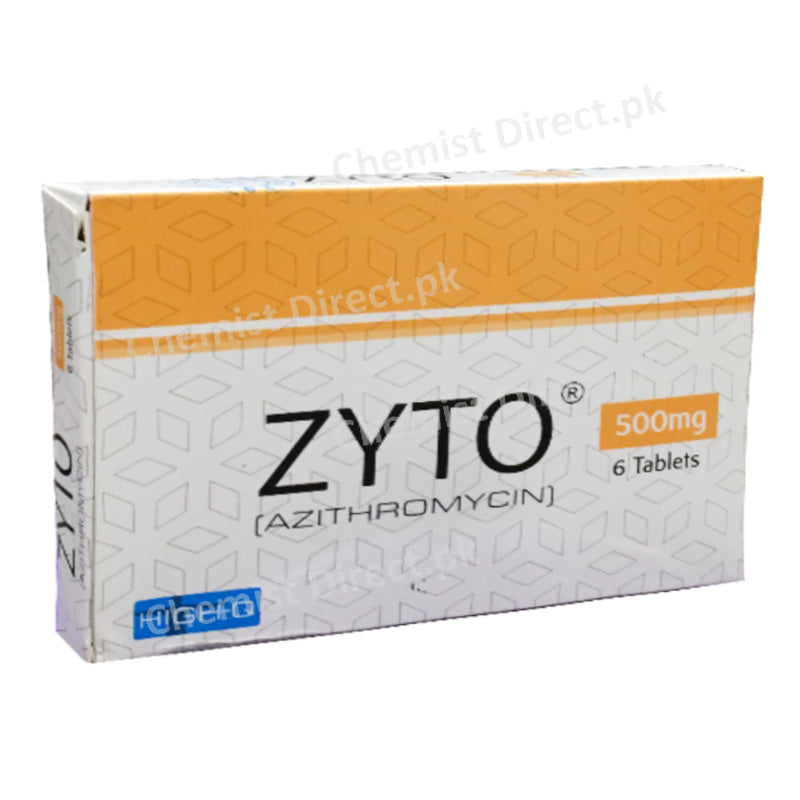 Zyto 500mg Tablet High-Q Pharma Azithromycin