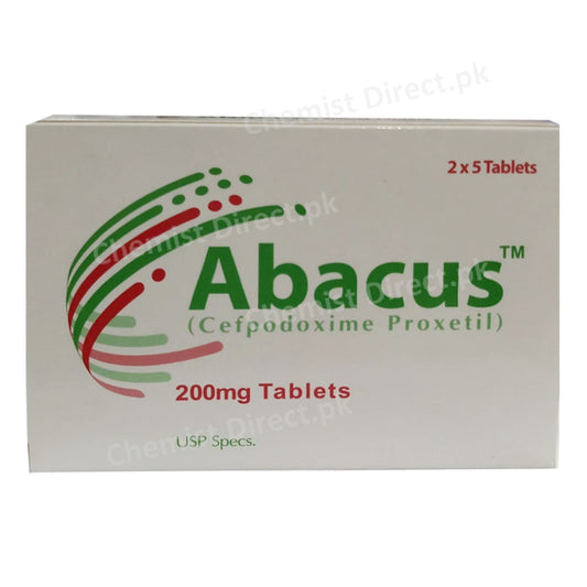 Abacus Tablets 200mg Sami Pharmaceutical Cefpodoxime Proxetil