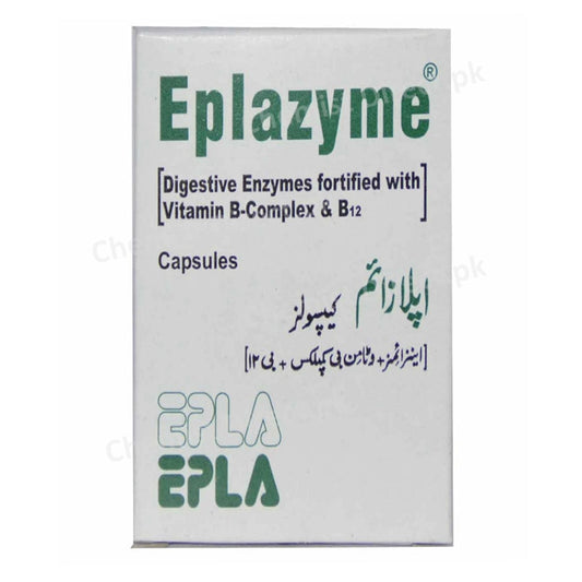 Eplazyme Capsule Digestive Enzymes Digestive Enzymes fortified with vitamin B complex& B12 Epla Pharma