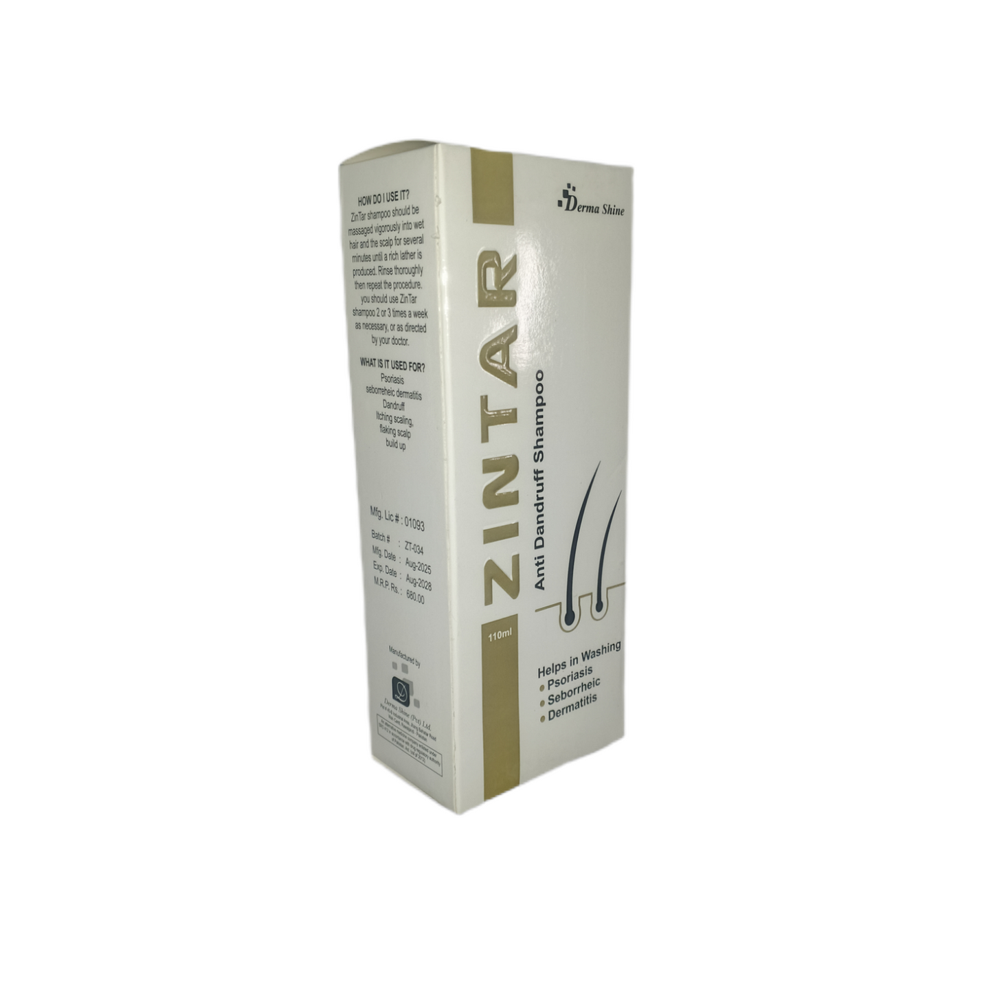 Zintar Anti Dandruff Shampoo 150ml