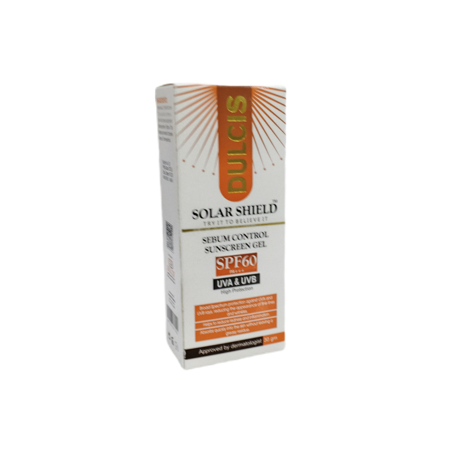 Dulcis Solar Shield SC Gel Spf 60 PA+++ 30gm