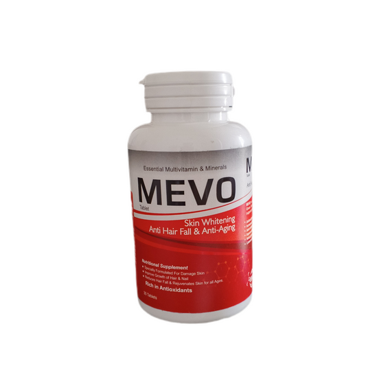 Mevo Skin Whitening, Anti Hair Fall & Anti-Aging Tablet
