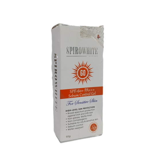 spirowhite spf 60 sebum control gel