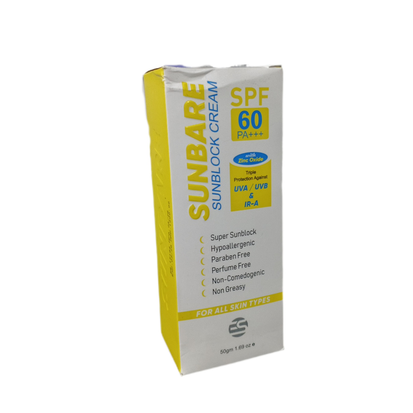 Sunbare Sunblock Cream spf60