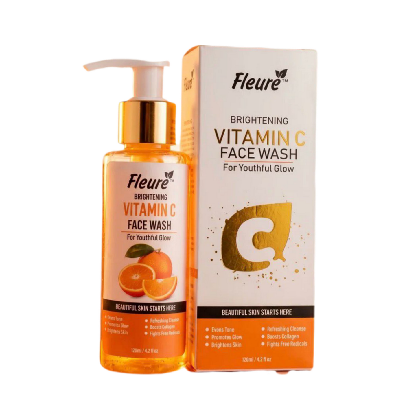 Fleuré Brightening Vitamin C Face Wash