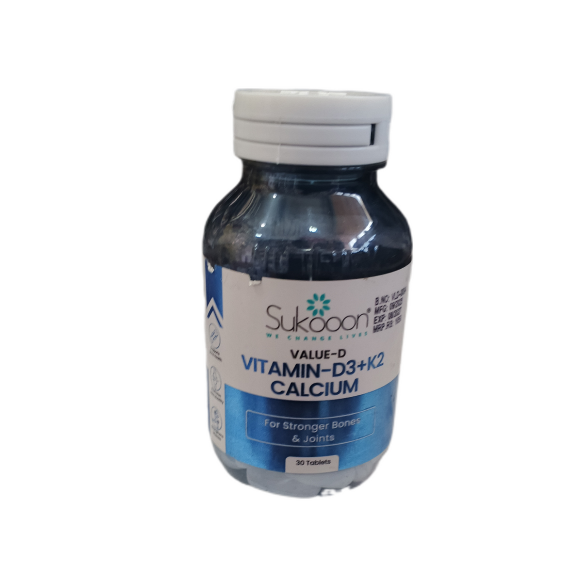 Sukooon Value-D Vitamin-D3 + K2 Calcium