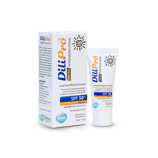 DiliPro TINTED Sunscreen Lotion Spf50