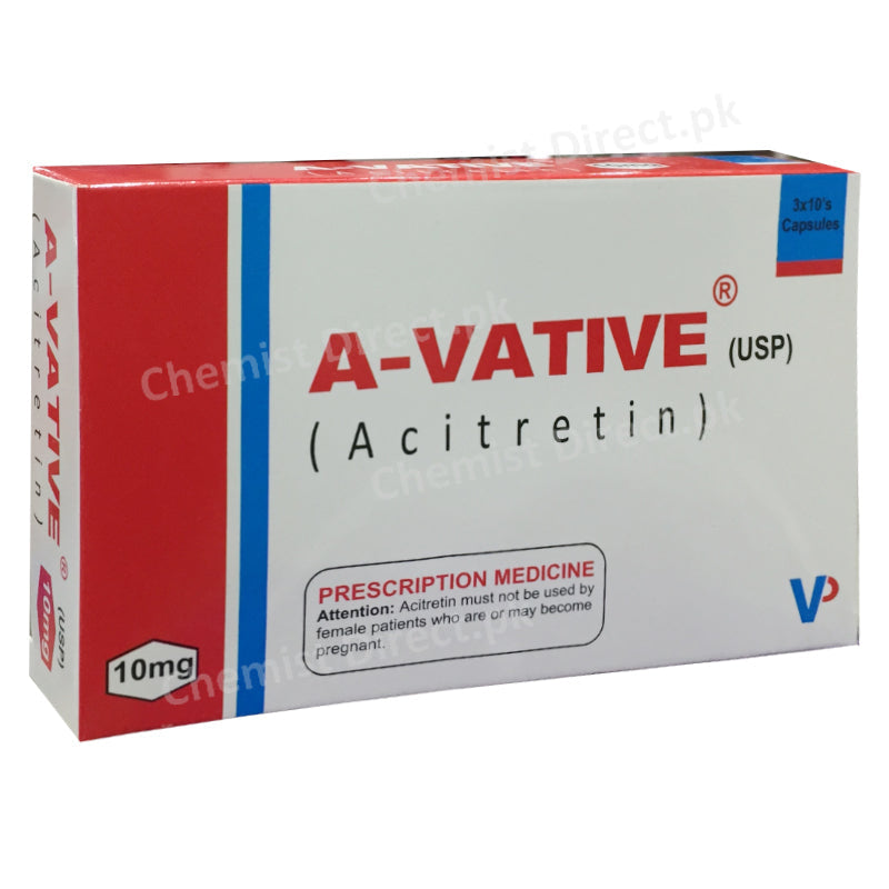 A-Vative 10mg Capsule Cap Sunny Enterprises Acitretin