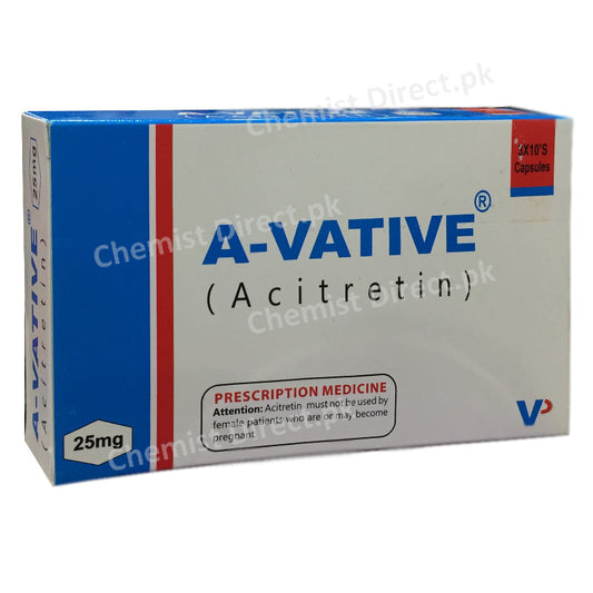 A Vative 25mg Tablet Tab Sunny Enterprises Acitretin