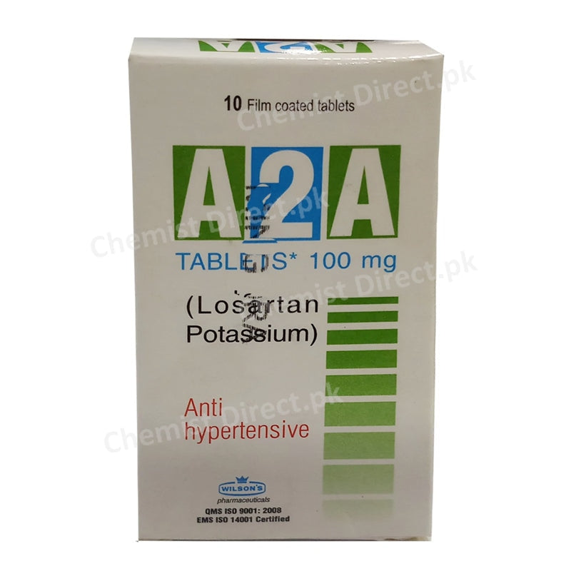 A2A 100m Tablets Losartan Potassium WILSON'S PHARMACEUTICALS