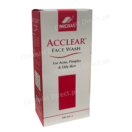 Acclear Face Wash 100Ml Skin Care