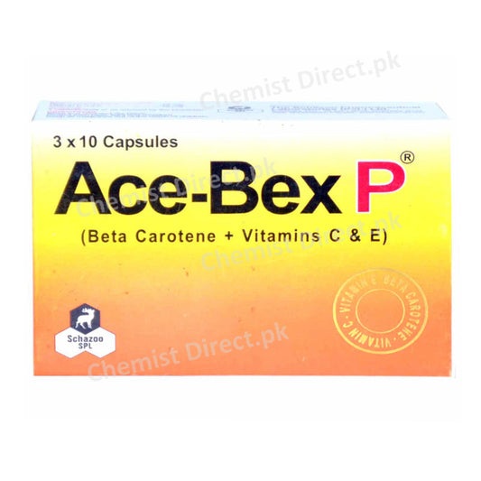 Ace Bex-P Cap Capsules Schazoo Pharmaceuticals Pvt_Ltd Each Capsule Contain-Beta-Carotene1m Vitamin C150m Vitamin E 75mg.jpg