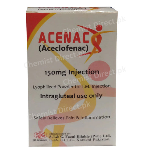 Acenac inj  150mgInjection SJ & G Fazal Elahi Aceclofenac