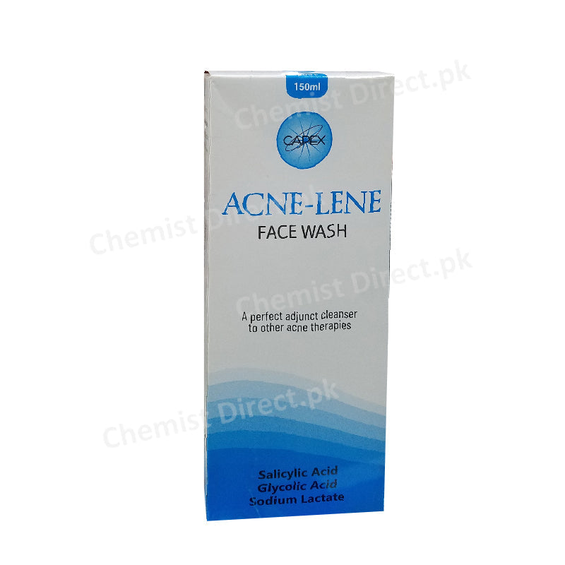 Acne-Lene Face wash 150ml capex pharmaceuticals valor salicylic acid glycolic acid sodium lactate