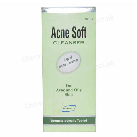 Acne Soft Cleanser 100Ml Medicine