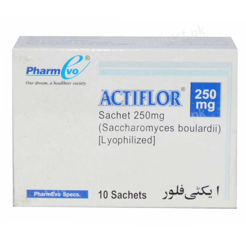 Actiflor 250mg Sachet PHARM-EVO (PVT) LTD Saccharomyces-boulardii