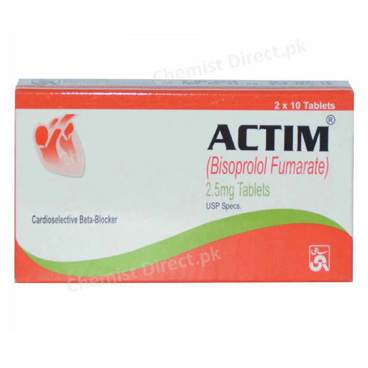 Actim 2.5mg Tablet SAMI PHARMACEUTICALS Bisoprolol Fumarate