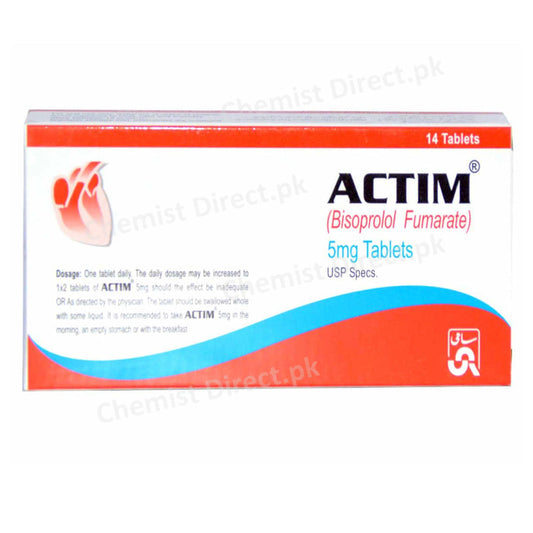 Actim 5mg Tablet SAMI PHARMACEUTICALS Bisoprolol Fumarate