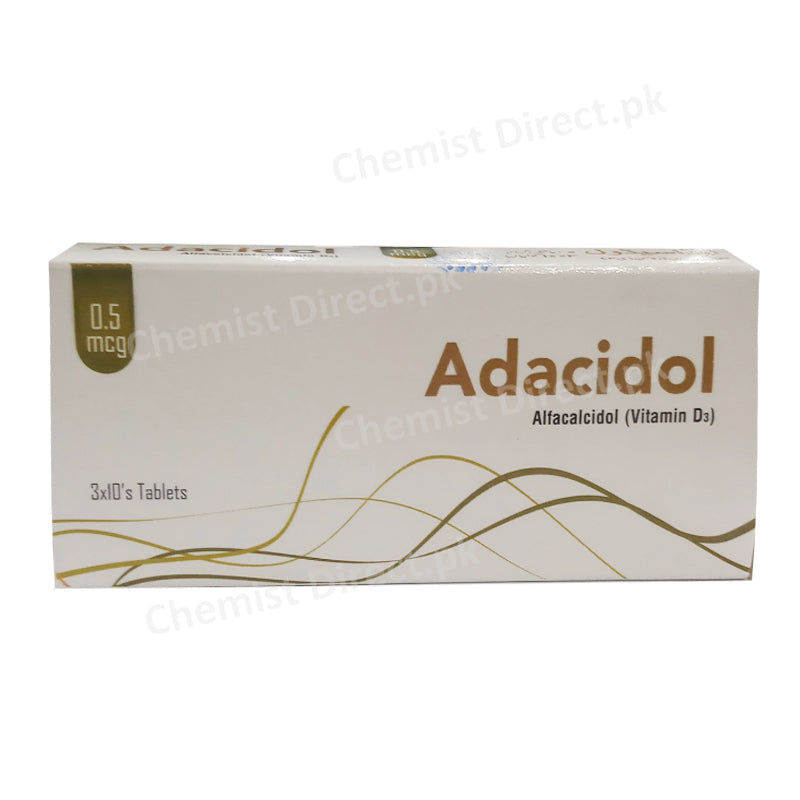 Adacidol 0.5mcg Tablet Alfacalcidol Bio-Labs