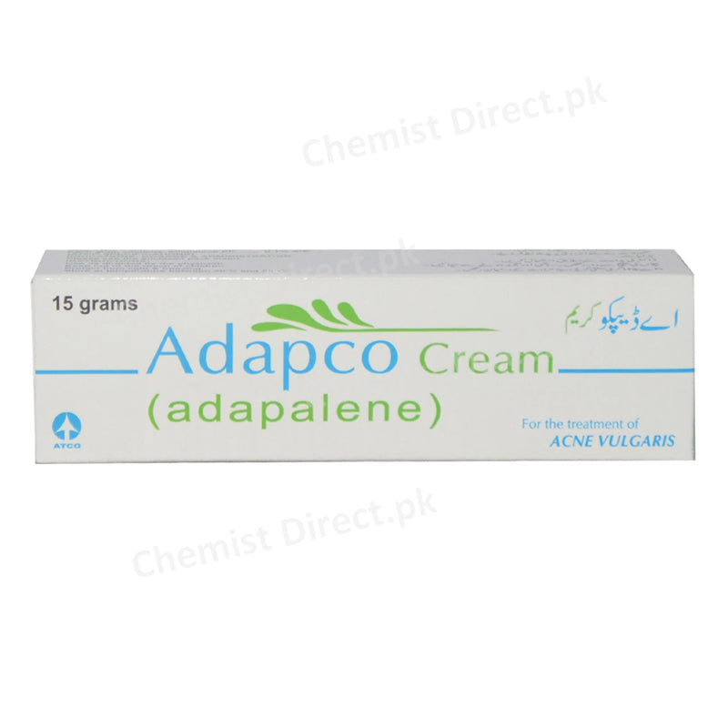 Adapco 15G Cream ATCO LABORATORIES (PVT) LTD Adapalene