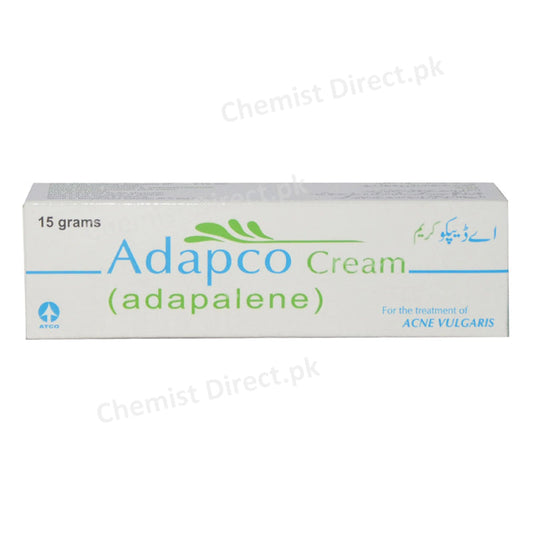 Adapco 15G Cream ATCO LABORATORIES (PVT) LTD Adapalene
