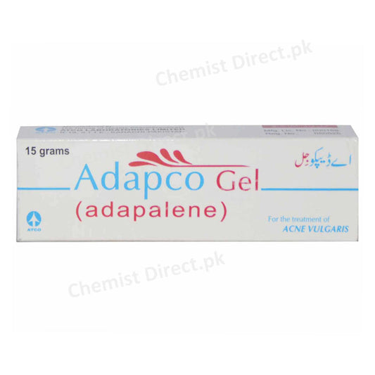 Adapco Gel 15G-Gel 15g ATCO LABORATORIES (PVT) LTD Adapalene 