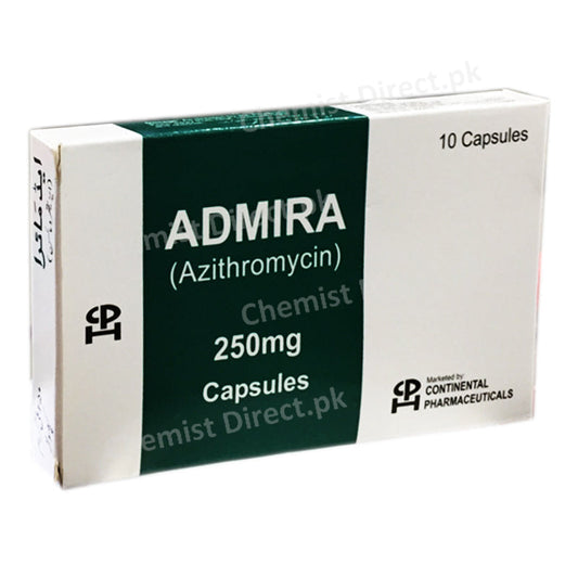 Admira 250mg Capsule Azithromycin Continental Pharma