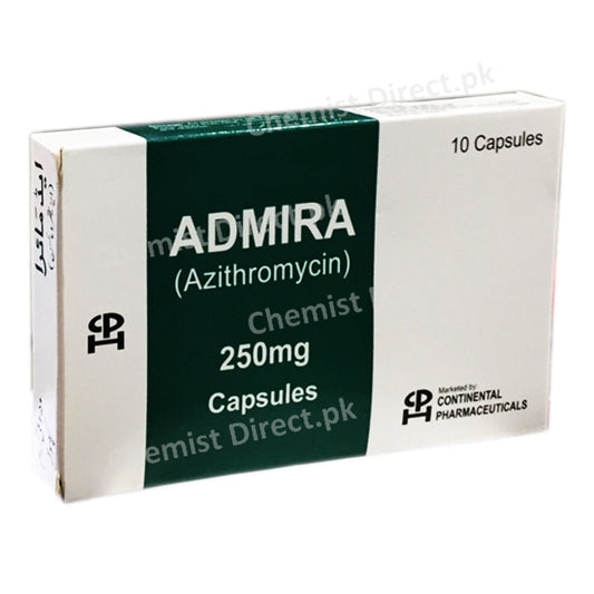 Admira 250mg Capsule Azithromycin Continental Pharma