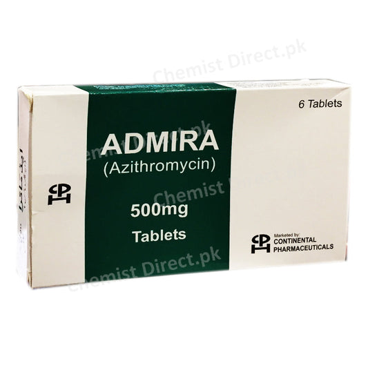 Admira 500mg Capsule Continental Pharma Azithromycin