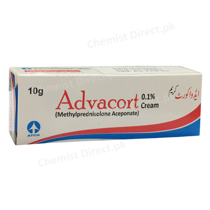 Advacort Cream 0.1% 10gm Methylprednisolone Aceponate ATCO