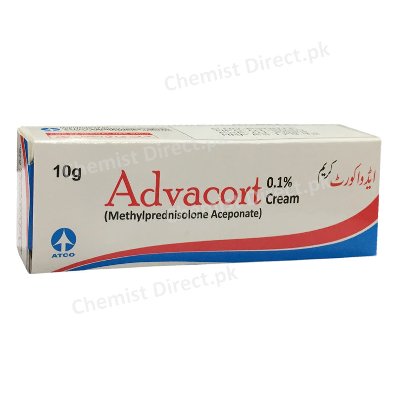 Advacort Cream 0.1% 10gm Methylprednisolone Aceponate ATCO