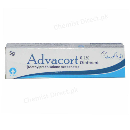 Advacort Ointment 5gm Methylprednisolone Aceponate ATCO