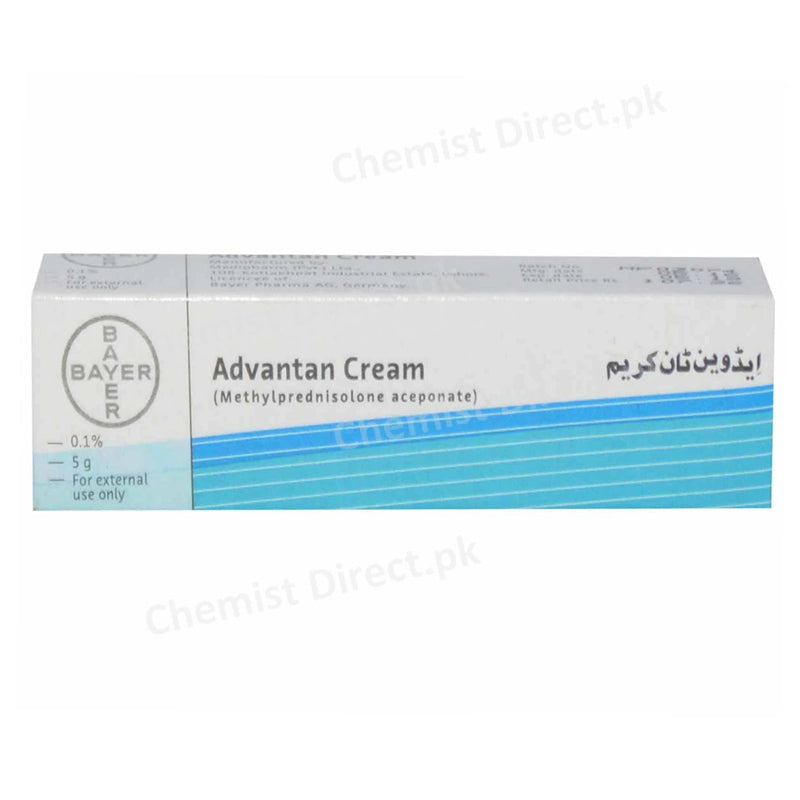 Advantan Cream 0.1% 10gm Bayer Health Care Pvt Ltd Methylprednisolone Aceponate