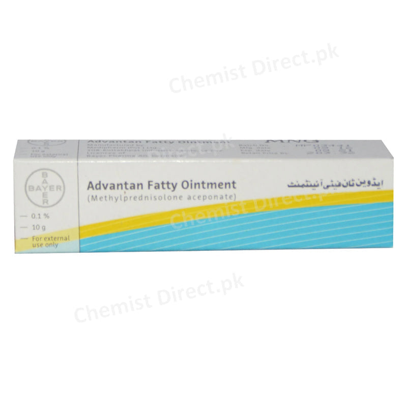 Advantan Fatty Ointment 0.1% 10gm Bayer Health Care Pvt Ltd Methylprednisolone Aceponate