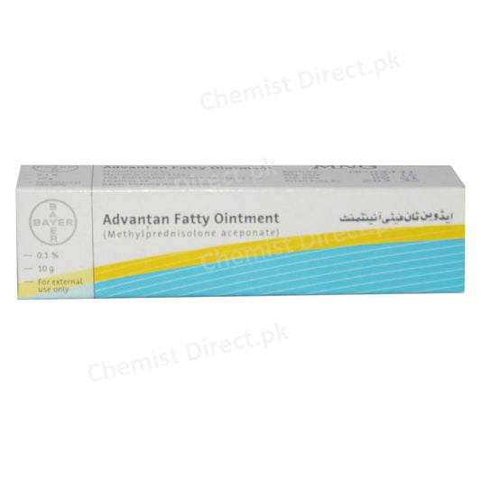 Advantan Fatty Ointment 0.1% 10gm Bayer Health Care Pvt Ltd Methylprednisolone Aceponate