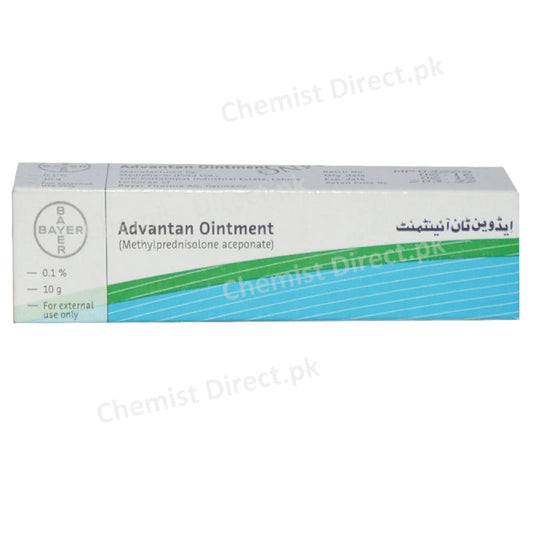Advantan Ointment 0.1% 10gm Bayer Health Care Pvt Ltd Methylprednisolone Aceponate
