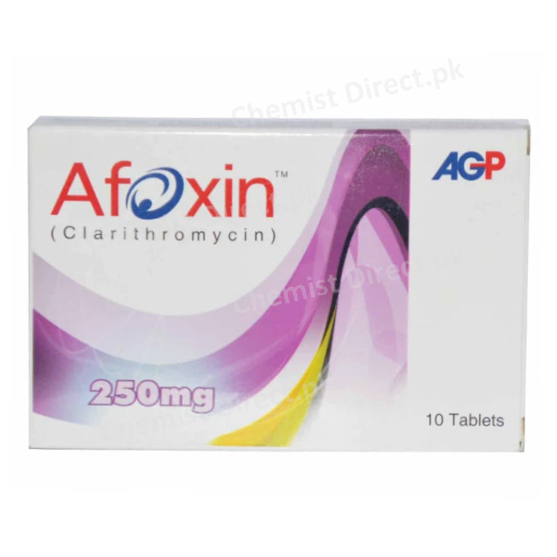 Afoxin Tablets 250mg AGP (Pvt) Ltd Clarithromycin