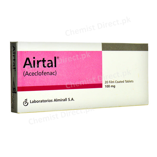 Airtal 100mg Tab HIGHNOON LABORATORIES LTD. Tablet Aceclofenac