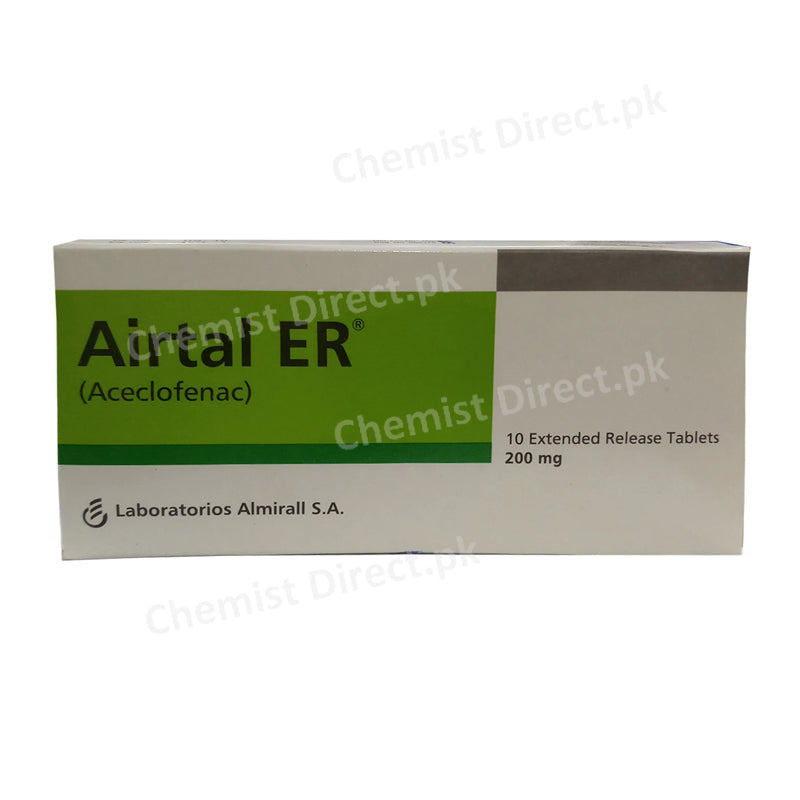 Airtal ER 200mg Tab Highnoon Laboratories Ltd. Aceclofenac