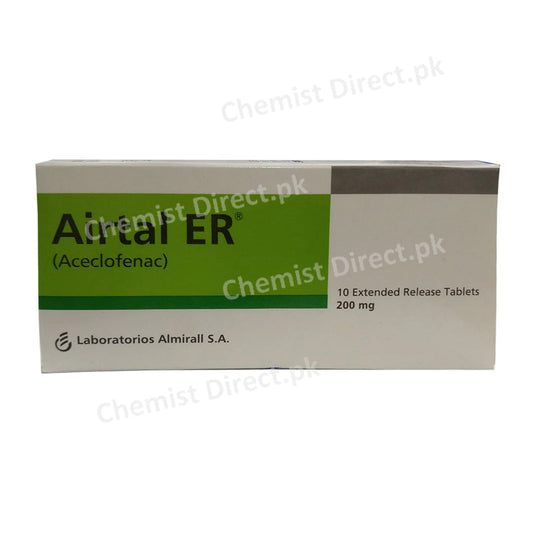 Airtal ER 200mg Tab Highnoon Laboratories Ltd. Aceclofenac