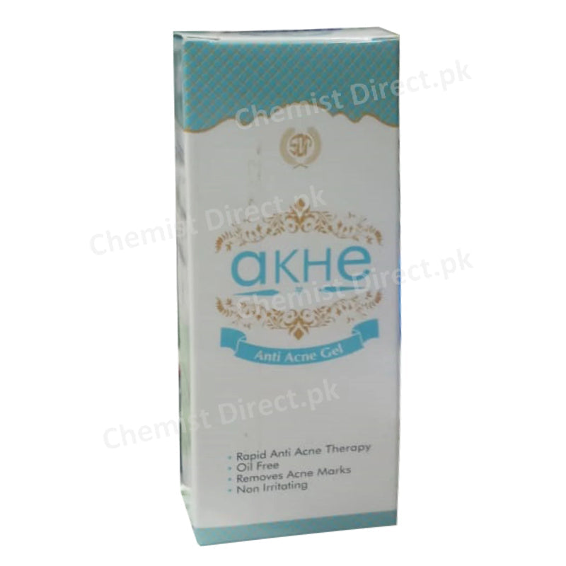 Akhe Anti Acne gel 30g Montis (pvt) Ltd. Gel-Rapid Anti Acne Therapy , Oil Free, Removes Acne Marks, Non Irritating
